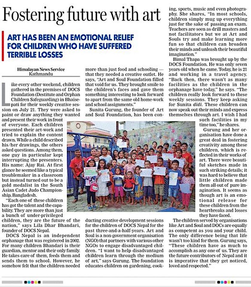 Kathmandu. Himalayan Times, Sunday, July 29, 2018
